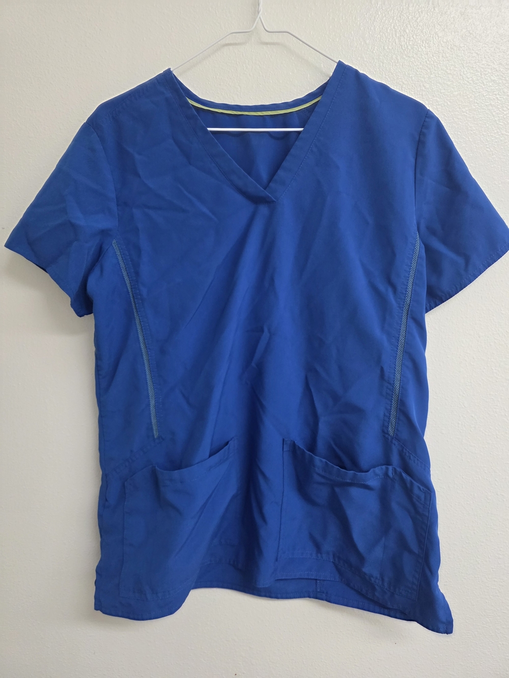Women's V-Neck Scrub Top in Royal Blue (0607)